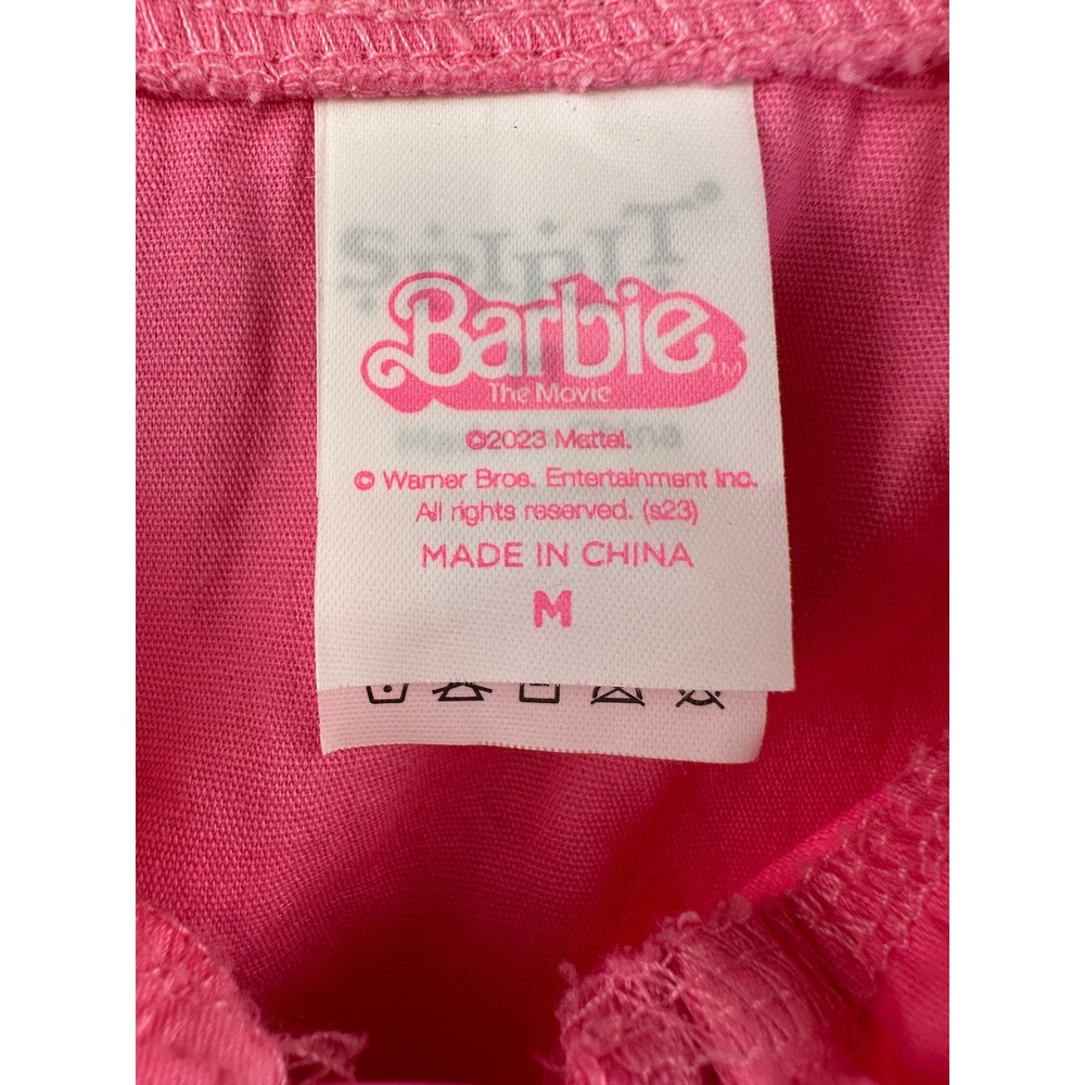Barbie The Movie Kids Pink Power Jumpsuit Spirit Halloween Costume Med 8-10 NEW - Picture 7 of 15